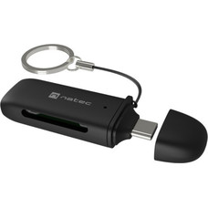 LECTOR DE TARJETAS NATEC SCARAB C SD/MICRO SD USB-C 3.2 GEN 1 OTG NEGRO-1421 LECTOR DE TARJETAS NATEC SCARAB C SD/MICRO SD USB-C 3.2 GEN 1 OTG NEGRO