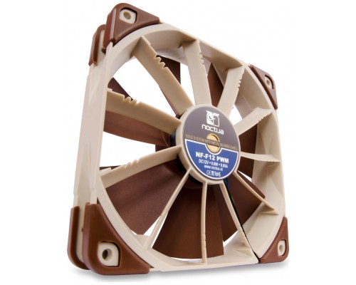 VENTILADOR 12CM NOCTUA NF-F12 PWM 1.500RPM MARRON (Espera 4 dias)