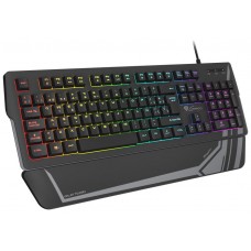TECLADO GAMING GENESIS RHOD 350 USB RETROILUMINADO MEMBRANA NEGRO