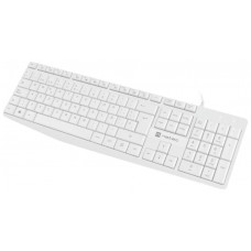 TECLADO NATEC NAUTILUS SLIM LAYOUT 106 TECLAS BLANCO