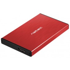 CARCASA HDD NATEC RHINO GO NKZ-1279 2,5" ROJA