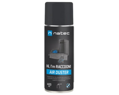 AIRE COMPRIMIDO NATEC RACCOON 400 ML