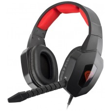 AURICULARES GAMING GENESIS ARGON 400 2.0 MINI JACK NEGRO-ROJO