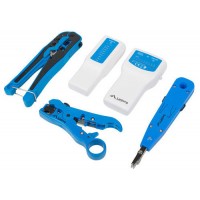 SET HERRAMIENTAS LANBERG NETWORK UNIVERSAL Y CABLE TESTER