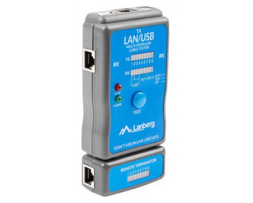 NETWORK TESTER LANBERG RJ45/RJ11/USB