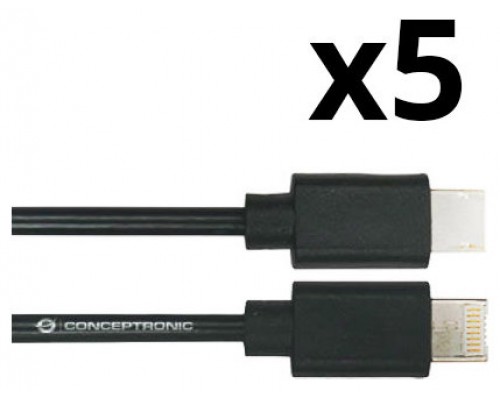 KIT 5 UNIDADES CABLE USB 3.0 A MACHO A USB-C NORTESS