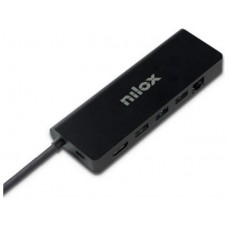 Nilox Docking Station UsbC 8 EN 1 Dual 4K 1000Mbps