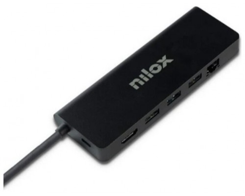 Nilox Docking Station UsbC 8 EN 1 Dual 4K 1000Mbps