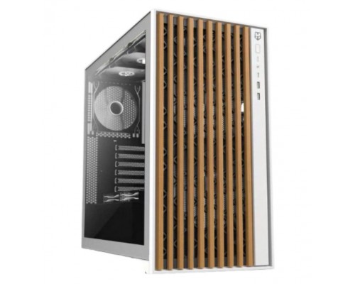 Nox Semitorre HUMMER ELEMENT madera blanco Type-C