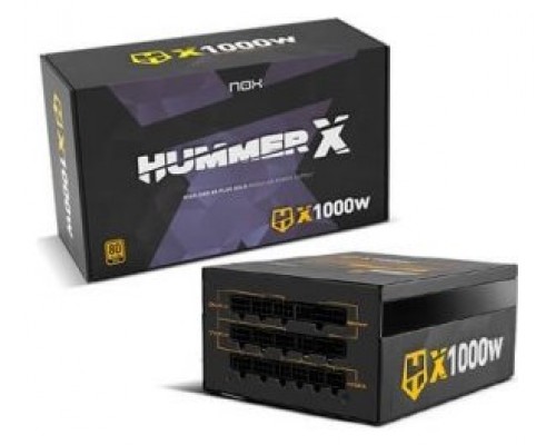 FUENTE ALIMENTACION 1000W NOX HUMMER X PFC-ACTIVO (Espera 4 dias)