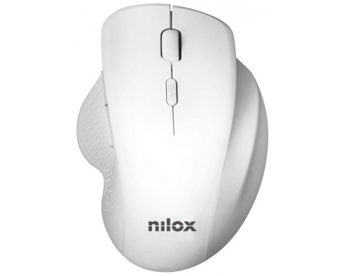 Nilox Ratón Wireless 3200 DPI, 2.4G, Blanco