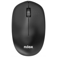 Nilox Ratón Wireless, 1000 DPI, 3 botones, Negro-120 Nilox Ratón Wireless, 1000 DPI, 3 botones, Negro