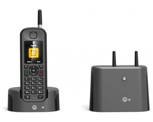 MOTOROLA O201 Telefono DECT Largo Alcance Negro