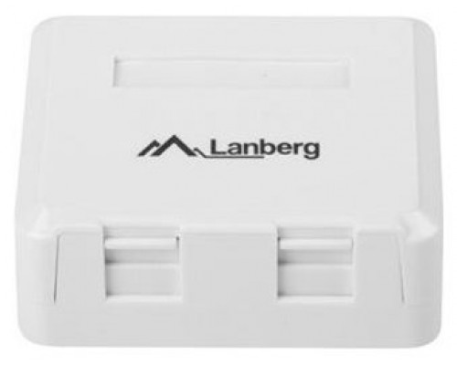 ROSETA DE SUPERFICIE LANBERG PARA 2 MODULOS KEYSTONE