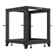 ARMARIO LANBERG ABIERTO RACK 19" 12U 600X600 AJUSTABLE HASTA 1100 NEGRO