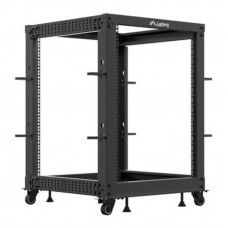 ARMARIO LANBERG ABIERTO RACK 19" 15U 600X600 AJUSTABLE HASTA 1100 NEGRO