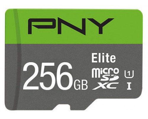 MEMORIA SD MICRO 256GB PNY Elite microSDXC UHS-I Clase