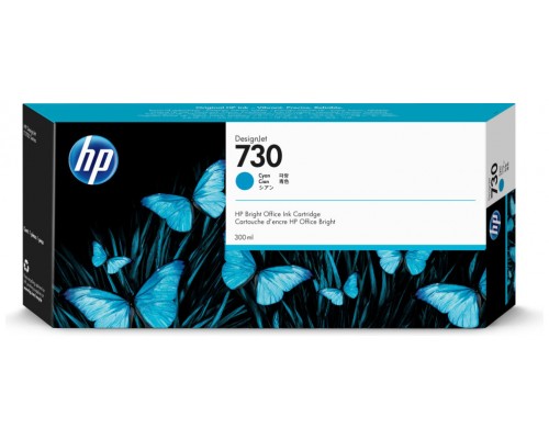 HP nº730 300-ml Cyan Ink Cartridge