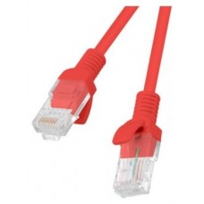 CABLE RED LANBERG LATIGUILLO CAT.6 UTP 10M ROJO FLUKE  PASSED