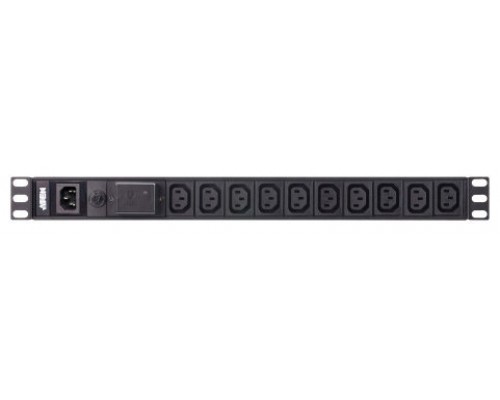 Aten PE0110SG unidad de distribución de energía (PDU) 10 salidas AC 1U Negro (Espera 4 dias)