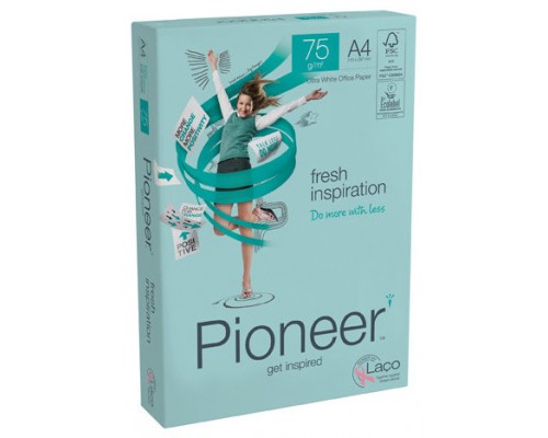 PAQUETE 500H PAPEL FRESH PREMIUM 75GR A4 PIONEER CIE 169 PIF0750040 (MIN5) (Espera 4 dias)