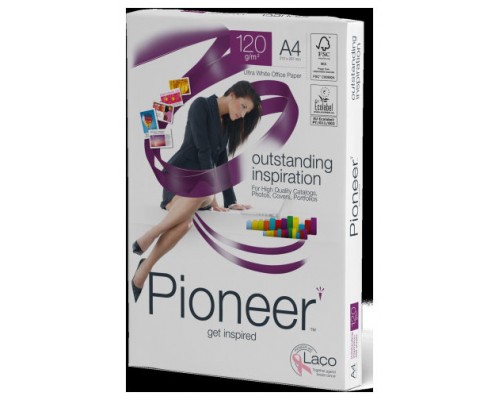 PAQUETE 250H PAPEL OUTSTANDING PREMIUM 120GR A4 PIONEER CIE 169 PNR1200020 (MIN8) (Espera 4 dias)