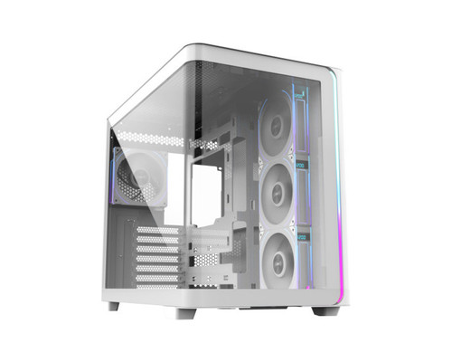 FSP CAJA M580-WP (ATX MID TOWER, USB3.0 X 2, TYPE C, WHITE, 120MM PWM ARGB REVERSE FANS× 4, DIGITAL FAN SPEED (Espera 4 dias)-10517 FSP CAJA M580-WP (ATX MID TOWER, USB3.0 X 2, TYPE C, WHITE, 120MM PWM ARGB REVERSE FANS× 4, DIGITAL FAN SPEED (Espera 4 dias)