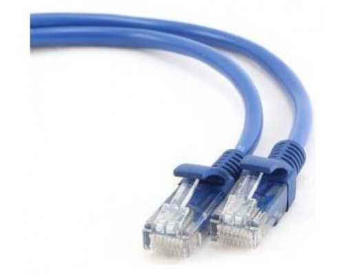 Cable CAT5E UTP moldeado 0,25m Azul