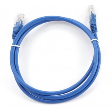 Cable CAT5E UTP moldeado 1m Azul