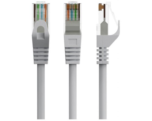 CABLE RED GEMBIRD UTP CAT6 0,50M COBRE GRIS