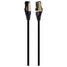 CABLE RED S-FTP GEMBIRD  CAT 8 LSZH NEGRO 0,25 M