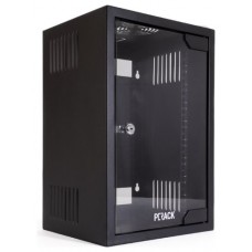 ARMARIO MURAL RACK 10"" 9U 310x260x470 PUERTA DE CRISTAL PC RACK (Espera 4 dias)