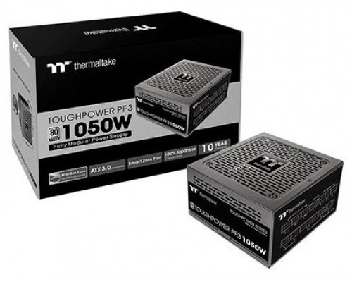 FUENTE ALIMENTACION THERMALTAKE TOUGH POWER PF3 1050W 80+ PLATINUM ATX NEGRO