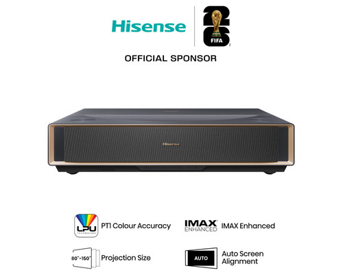 PROYECTOR LASER HISENSE PT1 4K UHD 2500 LUMENES HDR10+ SMART TV TIRO CORTO-14296 PROYECTOR LASER HISENSE PT1 4K UHD 2500 LUMENES HDR10+ SMART TV TIRO CORTO