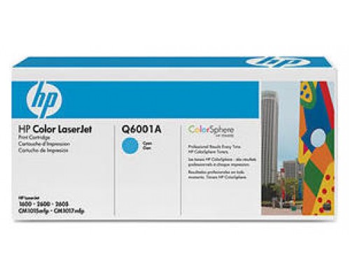 Cartucho de toner original LaserJet HP 124A cian