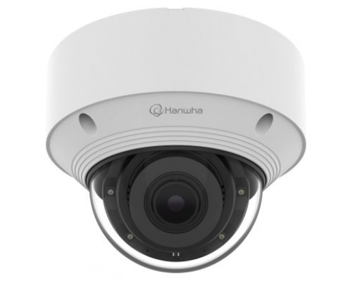 HANWHA CÁMARA IP SERIE Q 8MP DOMO ANTIVANDÁLICO VARIFOCAL MOTORIZADO 3.2-10.2MM, H.265/H.264/MJPEG, WIDESTREAM, 120DB WDR, ICR, IR 30M, CON IA, SLOT MICROSD, USB, IP66, IK10, NEMA4X (Espera 4 dias)