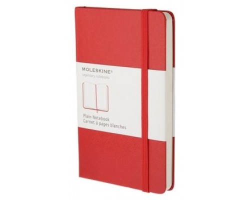 LIBRETA CLASICA TAPA DURA ROJA L (13X21CM) LISA MOLESKINE QP062R (Espera 4 dias)