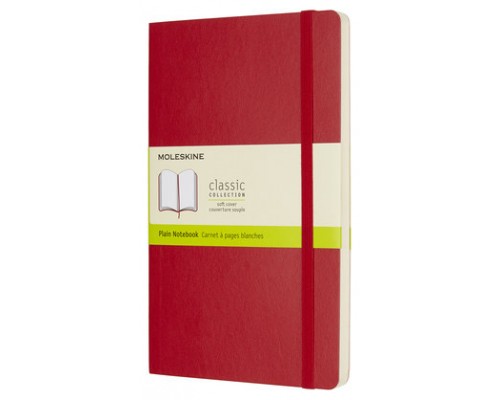 LIBRETA CLASICA TAPA BLANDA ROJO ESCARLATA L (13X21CM) LISA MOLESKINE QP618F2 (Espera 4 dias)