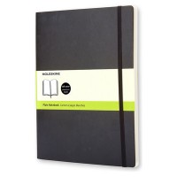 LIBRETA CLASICA TAPA BLANDA NEGRA XL (19X25CM) LISA MOLESKINE QP623 (Espera 4 dias)