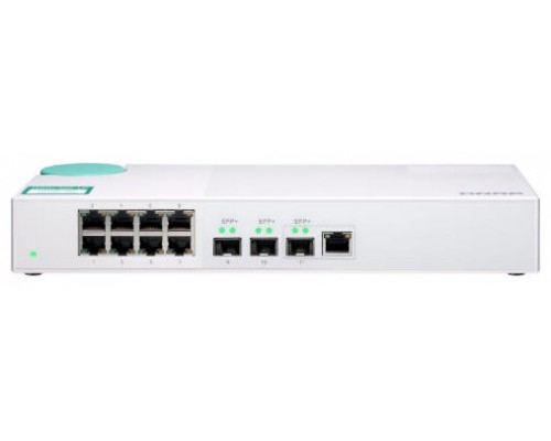 QNAP QSW-308-1C switch No administrado Gigabit Ethernet (10/100/1000) Blanco (Espera 4 dias)