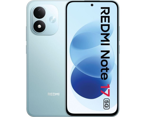 SMARTPHONE XIAOMI REDMI NOTE 17 5G 6GB 256GB SKY TEAL-14216 SMARTPHONE XIAOMI REDMI NOTE 17 5G 6GB 256GB SKY TEAL