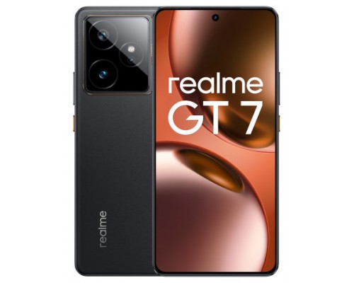 realme GT 7 17,2 cm (6.78") SIM doble Android 15 5G USB Tipo C 12 GB 256 GB 7000 mAh Negro (Espera 4 dias)