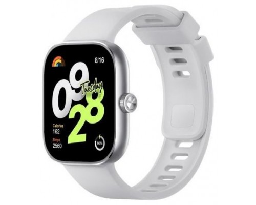 SMARTWATCH REDMI WATCH 4 PLATA XIAOMI (Espera 4 dias)