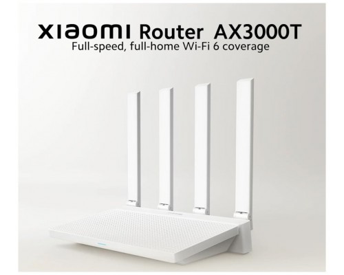 ROUTER XIAOMI ROUTER AX3000T WHITE