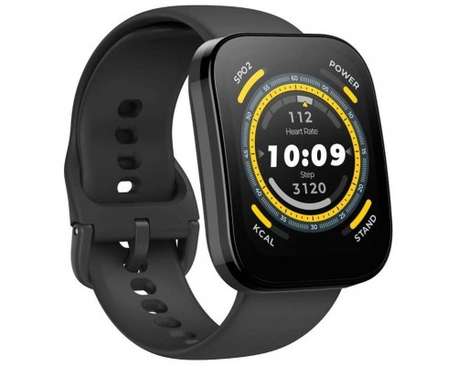 Amazfit Bip 5 4,85 cm (1.91") LCD 38 mm Digital 320 x 380 Pixeles Pantalla táctil Negro GPS (satélite) (Espera 4 dias)