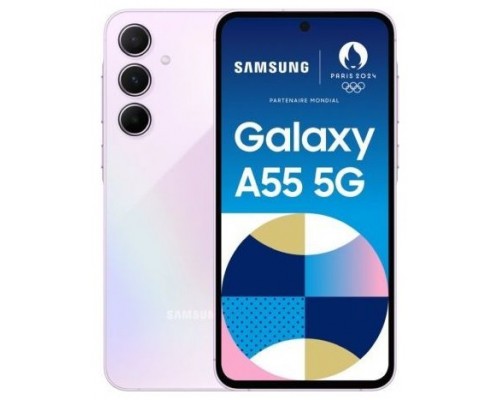 SMARTPHONE SAMSUNG GALAXY A55 5G 6.6"" 128 GB LAVENDER (Espera 4 dias)