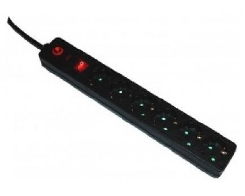 3Go regleta 6 tomas con proteccion - 6 Schuko normales
