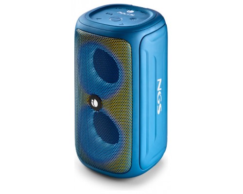 NGS ALTAVOZ PORTATIL BT RGB IPX5 ROLLERBEASTAZURE