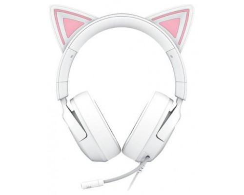 AURICULARES RAZER KRAKEN KITTY V3 X WHITE (RZ04-05350300-R3M1) (Espera 4 dias)