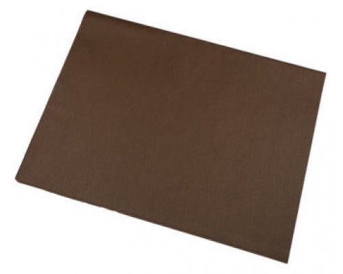 BOLSA 25 HOJAS + 1 HOJA GRATIS PAPEL SEDA-FSC-18G - 50 X 75 CM MARRON OSCURO SADIPAL S0718118 (Espera 4 dias)